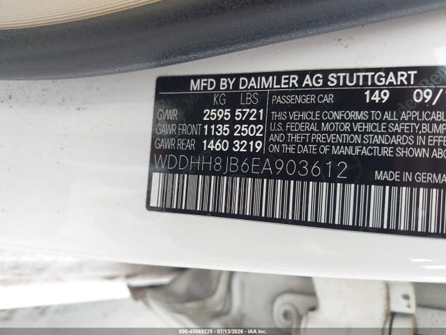 Продажа на аукционе авто 2014 Mercedes-benz E 350 4matic, vin: WDDHH8JB6EA903612, номер лота: 45569225