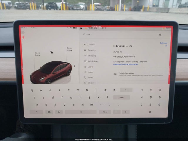 Tesla Model 3 Rear-wheel Drive 2023 5YJ3E1EA5PF409743 Image 7