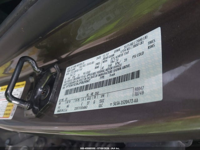 Ford F-150 Xlt 2018 1FTEW1E5XJFB25567 Image 9