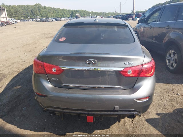 2017 Infiniti Q50 3.0t Premium მანქანა იყიდება აუქციონზე, vin: JN1EV7AR7HM836067, აუქციონის ნომერი: 45569405