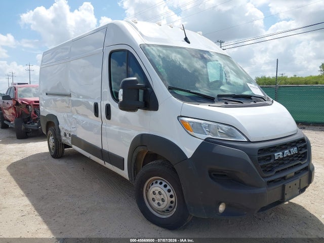 2025 Ram Promaster 2500 Tradesman High Roof 159 Wb W/pass Seat მანქანა იყიდება აუქციონზე, vin: 3C6LRVDG2SE514201, აუქციონის ნომერი: 45569500