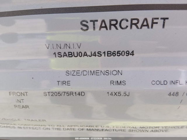 Starcraft Ar One 2025 1SABU0AJ4S1B65094 Image 9