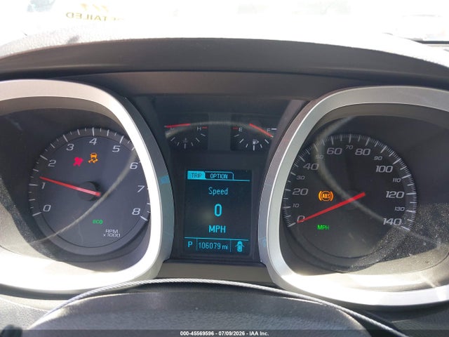 45569596 :رقم المزاد ، 2GNALBEK7F6288379 vin ، 2015 Chevrolet Equinox Lt مزاد بيع