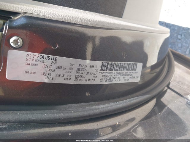 Chrysler Voyager Lxi 2020 2C4RC1DG9LR176471 Image 9