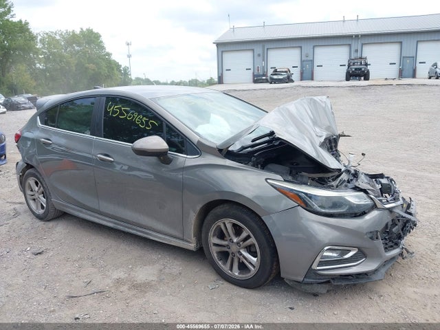 2018 Chevrolet Cruze Lt Auto მანქანა იყიდება აუქციონზე, vin: 3G1BE6SM2JS522371, აუქციონის ნომერი: 45569655