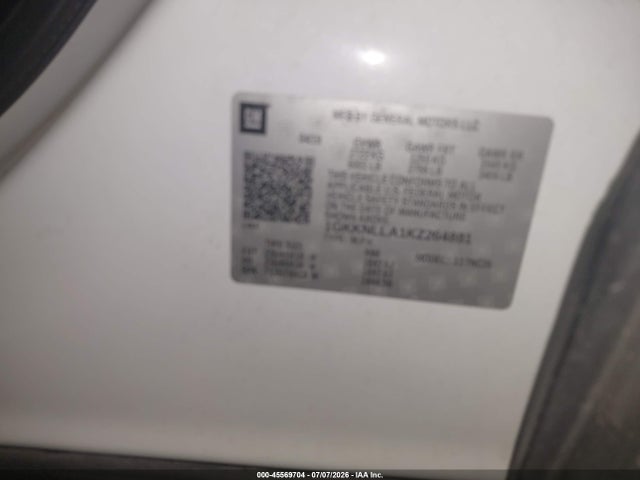 GMC Acadia Sle-2 2019 1GKKNLLA1KZ264881 Image 9