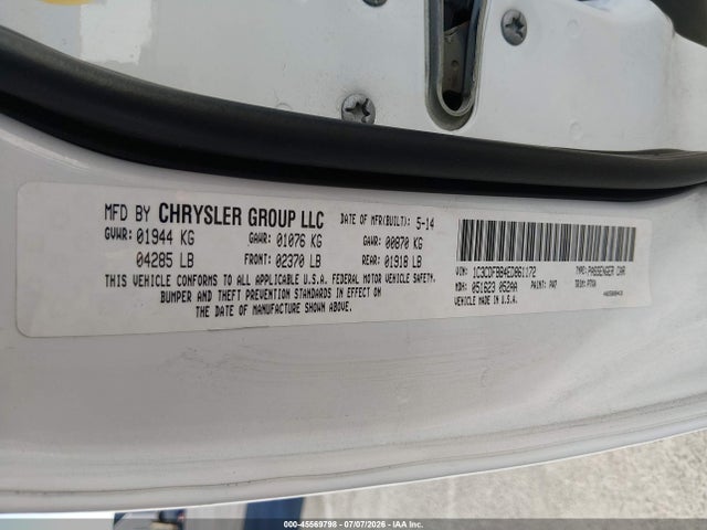 Dodge DART SXT 2014 1C3CDFBB4ED861172 Image 9