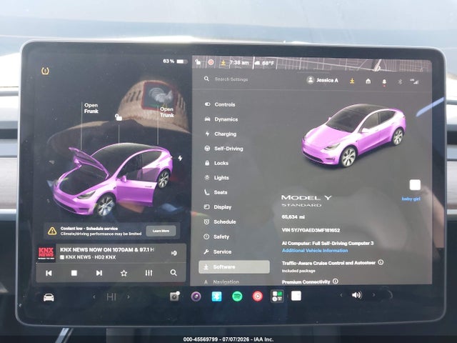 Aukcja sprzedaży 2021 Tesla Model Y Performance Dual Motor All-wheel Drive/standard Range Rear-wheel Drive, vin: 5YJYGAED3MF181652, numer aukcji: 45569799
