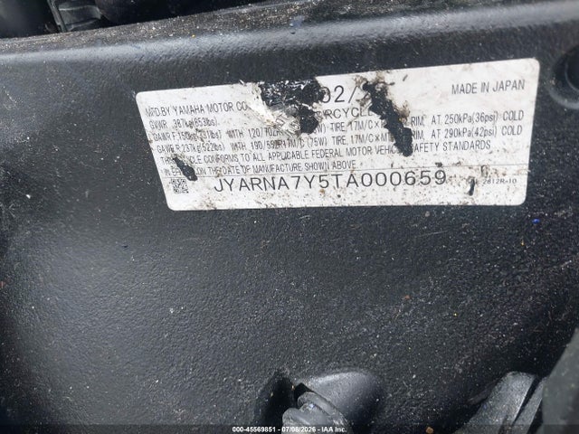 Yamaha Yzf1000 C 2026 JYARNA7Y5TA000659 Image 10