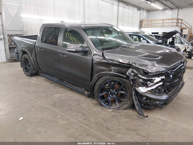 45569973 :رقم المزاد ، 1C6SRFJT3LN296852 vin ، 2020 Ram 1500 Laramie  4x4 5'7 Box مزاد بيع
