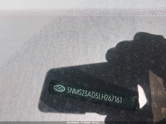 Aukcja sprzedaży 2020 Hyundai Santa Fe Se, vin: 5NMS23AD5LH267161, numer aukcji: 45569986