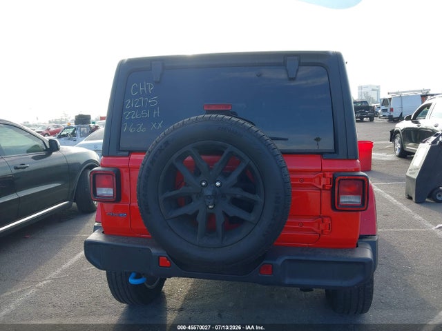45570027 :رقم المزاد ، 1C4RJXN6XRW145552 vin ، 2024 Jeep Wrangler 4xe Sport S 4xe مزاد بيع