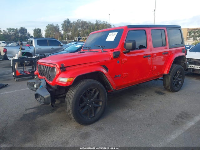 45570027 :رقم المزاد ، 1C4RJXN6XRW145552 vin ، 2024 Jeep Wrangler 4xe Sport S 4xe مزاد بيع