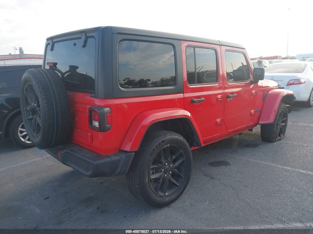 45570027 :رقم المزاد ، 1C4RJXN6XRW145552 vin ، 2024 Jeep Wrangler 4xe Sport S 4xe مزاد بيع