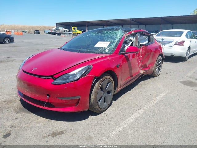 Tesla Model 3 Standard Range Plus Rear-wheel Drive 2021 5YJ3E1EAXMF940142 Image 2