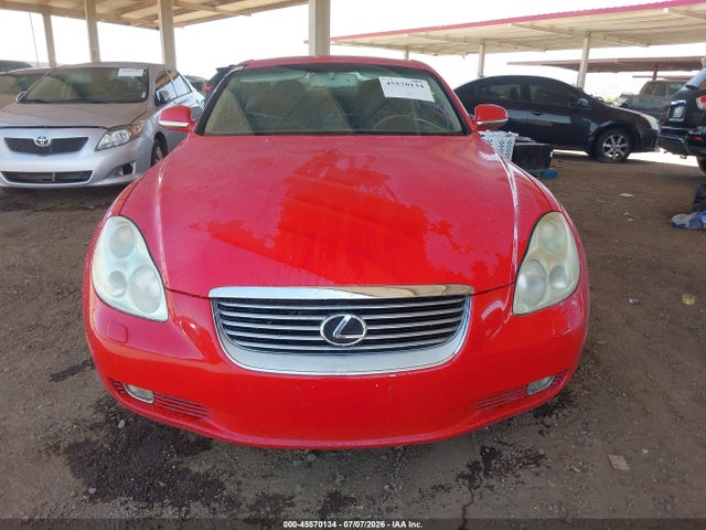 45570134 :رقم المزاد ، JTHFN48Y150070044 vin ، 2005 Lexus Sc 430 مزاد بيع