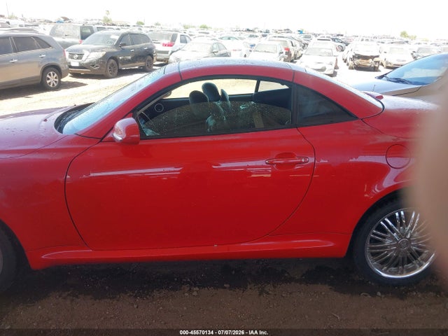 45570134 :رقم المزاد ، JTHFN48Y150070044 vin ، 2005 Lexus Sc 430 مزاد بيع