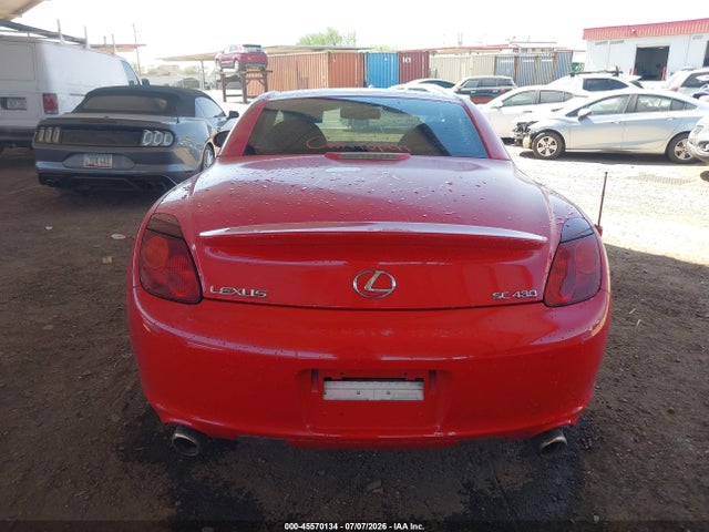 45570134 :رقم المزاد ، JTHFN48Y150070044 vin ، 2005 Lexus Sc 430 مزاد بيع
