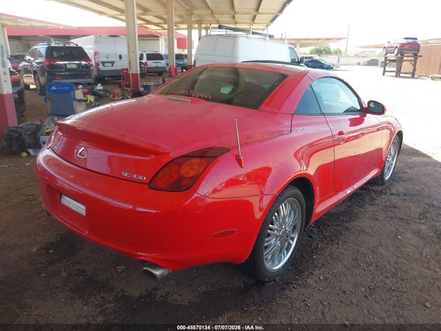 45570134 :رقم المزاد ، JTHFN48Y150070044 vin ، 2005 Lexus Sc 430 مزاد بيع