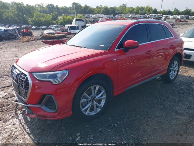 45570142 :رقم المزاد ، WA1DECF30P1068528 vin ، 2023 Audi Q3 Premium 45 Tfsi S Line Quattro Tiptronic مزاد بيع