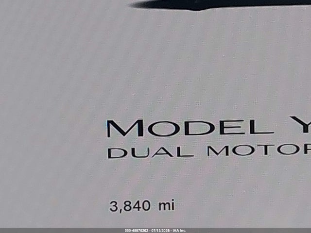 45570202 :رقم المزاد ، 7SAYGDEE2TF538606 vin ، 2026 Tesla Model Y All-wheel Drive/long Range Launch Series/premium All-wheel Drive مزاد بيع