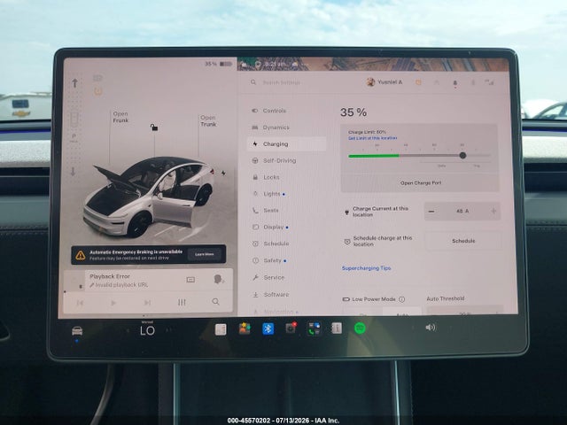45570202 :رقم المزاد ، 7SAYGDEE2TF538606 vin ، 2026 Tesla Model Y All-wheel Drive/long Range Launch Series/premium All-wheel Drive مزاد بيع