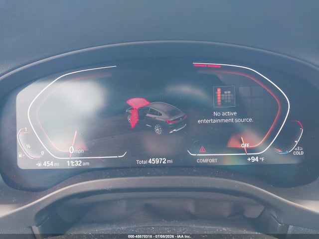 45570318 :رقم المزاد ، 5UX33DT05N9H43409 vin ، 2022 Bmw X4 Xdrive30i مزاد بيع