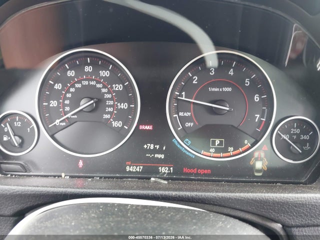 2016 Bmw 328i მანქანა იყიდება აუქციონზე, vin: WBA8E9C55GK647277, აუქციონის ნომერი: 45570336