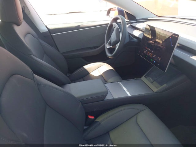 45570380 :رقم المزاد ، 5YJ3E1EA6SF047866 vin ، 2025 Tesla Model 3 Long Range Rear-wheel Drive/standard Rear-wheel Drive مزاد بيع