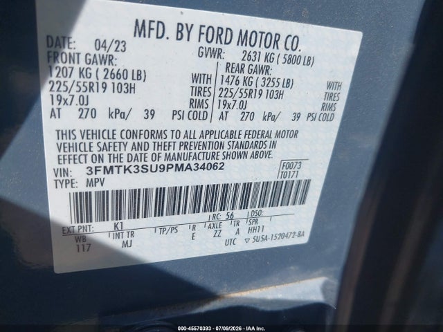 Ford Mustang Mach-e Premium 2023 3FMTK3SU9PMA34062 Image 9