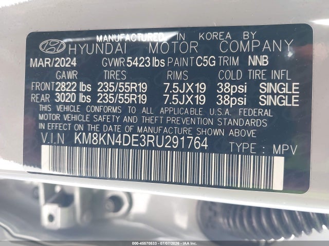 Hyundai Ioniq 5 Sel 2024 KM8KN4DE3RU291764 Image 9