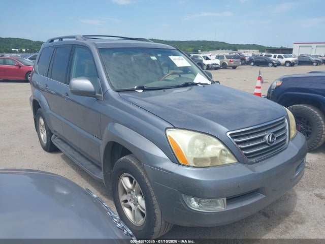 2003 Lexus Gx 470 მანქანა იყიდება აუქციონზე, vin: JTJBT20X430007494, აუქციონის ნომერი: 45570585