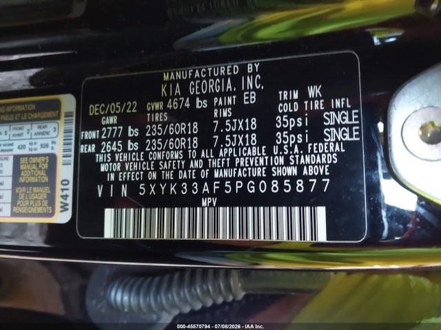 KIA Sportage Ex 2023 5XYK33AF5PG085877 Image 9
