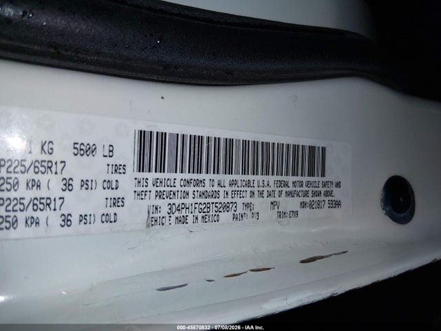 Продажа на аукционе авто 2011 Dodge Journey Mainstreet, vin: 3D4PH1FG2BT520873, номер лота: 45570832