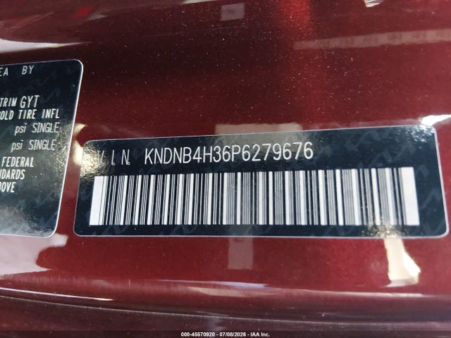 Продажа на аукционе авто 2023 Kia Carnival Mpv Lx Seat Package, vin: KNDNB4H36P6279676, номер лота: 45570920