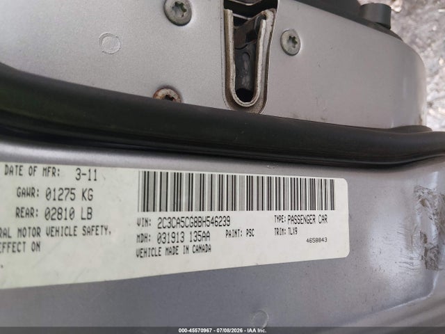 2011 Chrysler 300 Limited მანქანა იყიდება აუქციონზე, vin: 2C3CA5CG8BH546239, აუქციონის ნომერი: 45570967