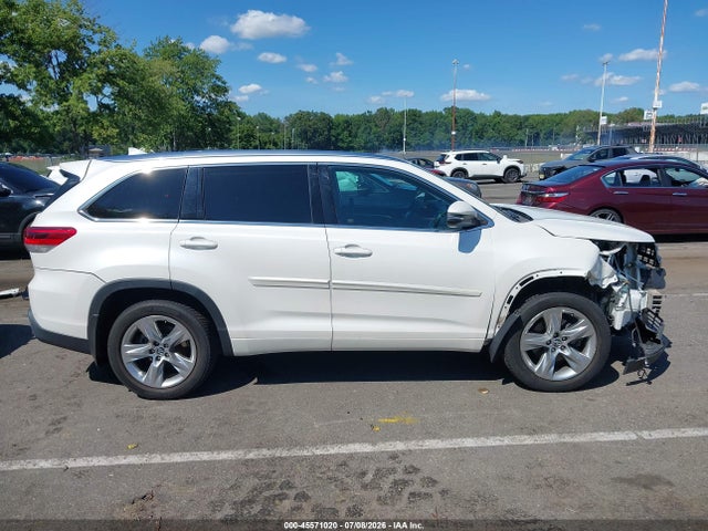 45571020 :رقم المزاد ، 5TDDZRFH5KS720516 vin ، 2019 Toyota Highlander Limited مزاد بيع