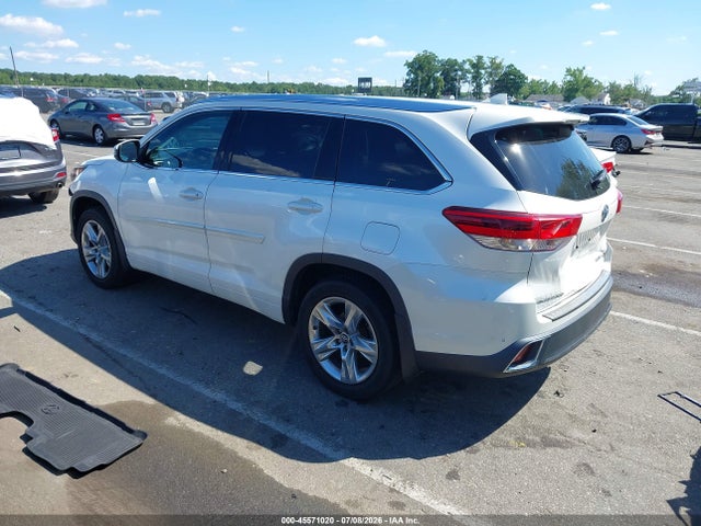 45571020 :رقم المزاد ، 5TDDZRFH5KS720516 vin ، 2019 Toyota Highlander Limited مزاد بيع