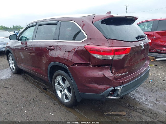 45571152 :رقم المزاد ، 5TDDZRFH2HS474887 vin ، 2017 Toyota Highlander Limited مزاد بيع