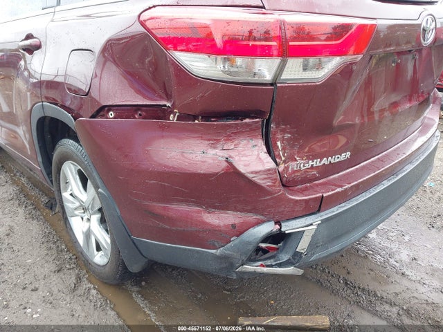 45571152 :رقم المزاد ، 5TDDZRFH2HS474887 vin ، 2017 Toyota Highlander Limited مزاد بيع