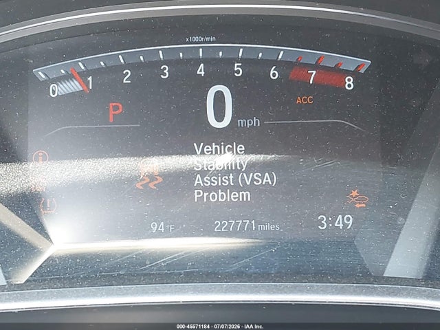 Aukcja sprzedaży 2019 Honda Cr-v Ex, vin: 2HKRW2H55KH658047, numer aukcji: 45571184
