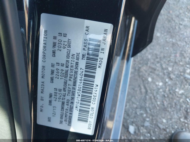 JM1GJ1W58G1464047 Mazda Mazda6 I Grand Touring