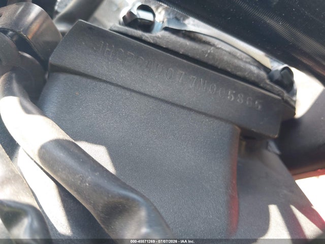2007 Honda Cbr600 Rr მანქანა იყიდება აუქციონზე, vin: JH2PC40077M005865, აუქციონის ნომერი: 45571269