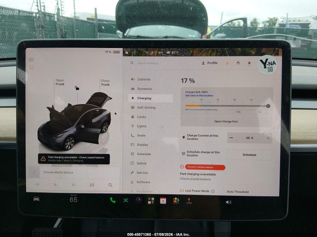 Aukcja sprzedaży 2022 Tesla Model Y Long Range Dual Motor All-wheel Drive, vin: 7SAYGDEE0NF370919, numer aukcji: 45571365