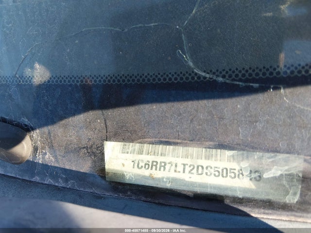 Продаж на аукціоні авто 2013 Ram 1500, vin: 1C6RR7LT2DS505843, номер лоту: 45571485