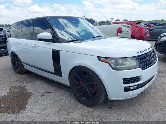 2014 Land Rover Range Rover 3.0l V6 Supercharged Hse მანქანა იყიდება აუქციონზე, vin: SALGS2WF3EA157953, აუქციონის ნომერი: 45571492