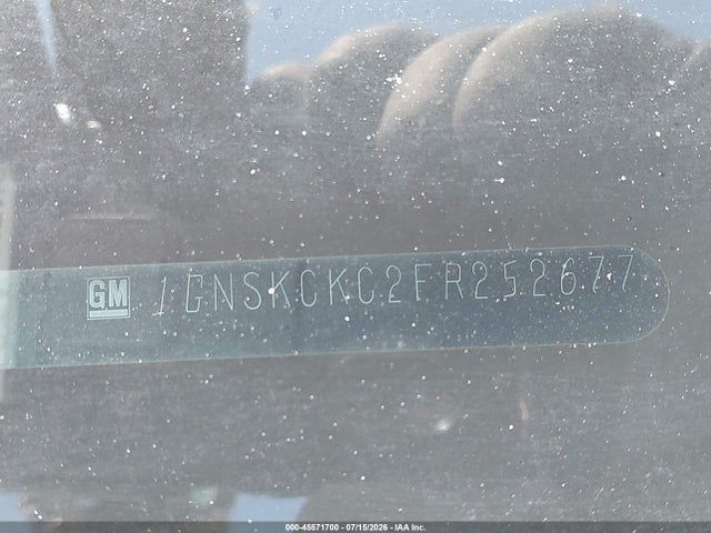 1GNSKCKC2FR252677 Chevrolet Tahoe Ltz