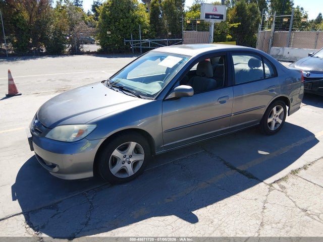 45571720 :رقم المزاد ، 2HGES26844H603657 vin ، 2004 Honda Civic Ex مزاد بيع