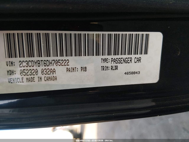 Aukcja sprzedaży 2013 Dodge Challenger R/t Plus, vin: 2C3CDYBT6DH705222, numer aukcji: 45571753