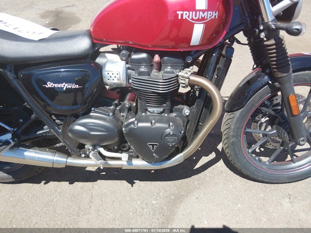 Aukcja sprzedaży 2016 Triumph Motorcycle Street Twin, vin: SMTD31GN6GT742414, numer aukcji: 45571761